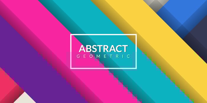 Modern abstract geometric rectangle colorful background vector