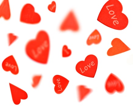 Red love hearts photo