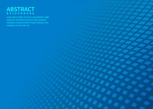 Abstract geometric square pattern background with blue shapes perspective can be used in cover design  poster  website  flyer. vector