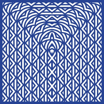 Pattern Rounded Design Vector Art