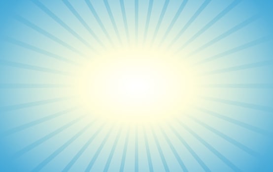 Blue Sunlight Striped Background vector