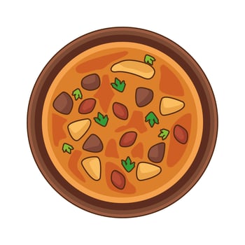 delicious italian pizza fast food icon vector