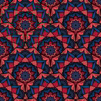 Mandala Seamless Pattern vector
