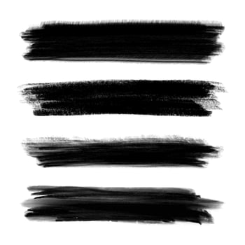 watercolour grunge brush strokes collection vector