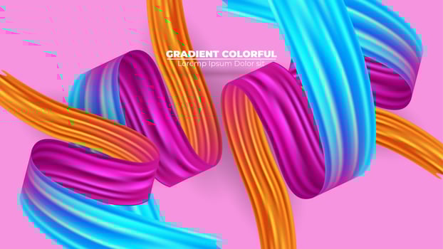 Color brushstroke oil or acrylic paint background modern colorful. Suitable For Wallpaper, Banner, Background, Card, Book Illustration, landing page, gift, cover, flyer, report, bussiness, vector