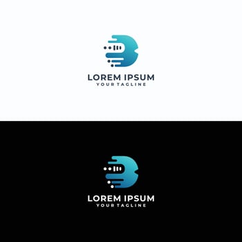 Letter B logotype vector template