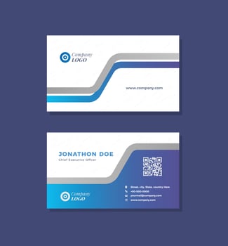Corporate Business Card Design or Visiting Card And Personal Business Card vector