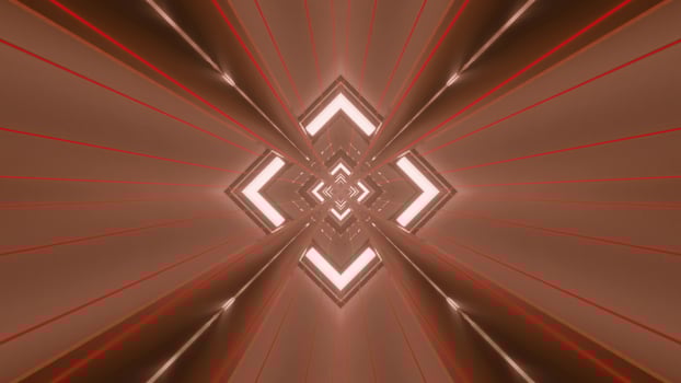 Colorful 3D kaleidoscope design illustration for background or texture photo