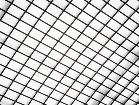 Abstract architecture of glass roof exterior photo