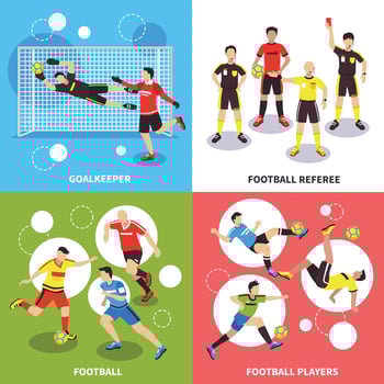 football soccer design concept vector