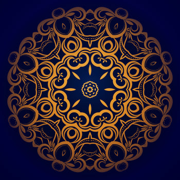 Beautiful mandala design decorative luxury background vector