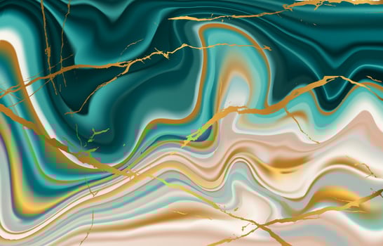 Abstract Liquid Marble Marble Effect Background vector