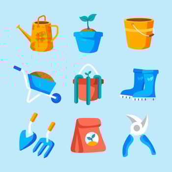 Gardening Icon Collection vector