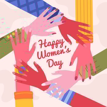 International Women's Day 8 March vector