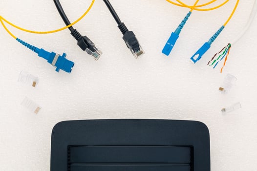 Router and cables photo