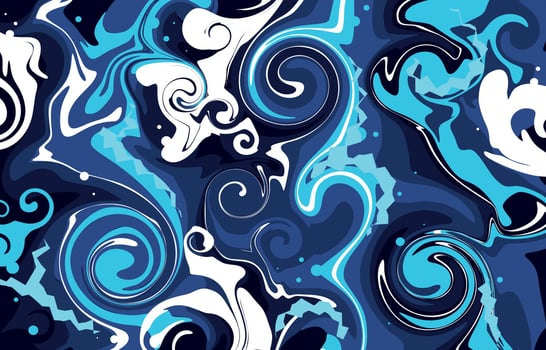 Colorful Fluid Marbling Effect With Circular Movement Background vector