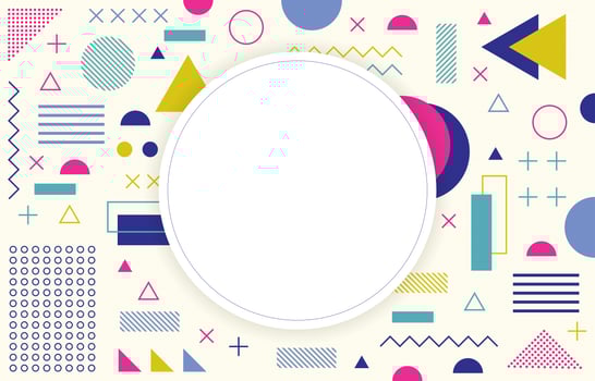 Geometric Abstract Shape Background vector