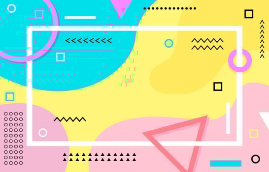Geometric Colorful Abstract Background vector