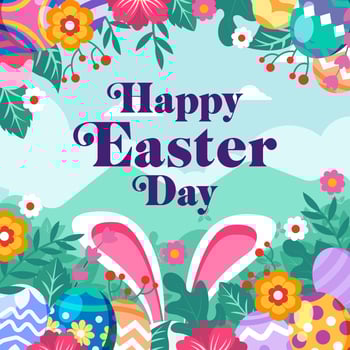 Happy Easter Illustration vector