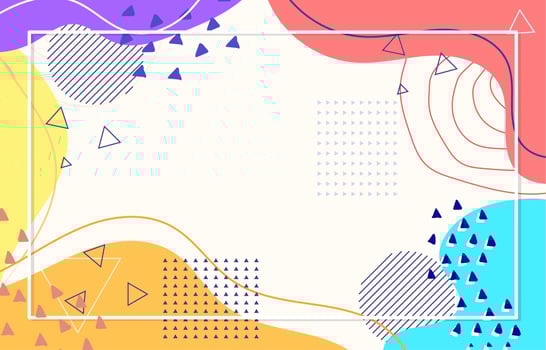 Abstract Colorful Flat Background vector