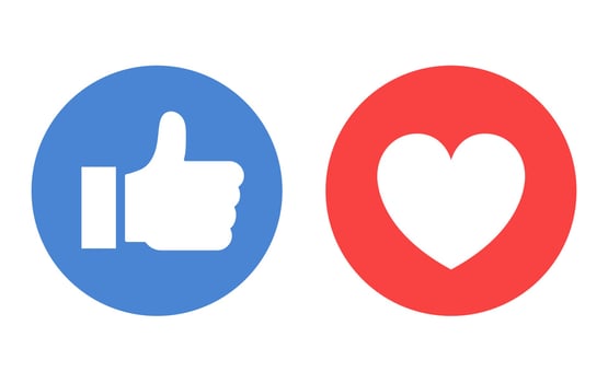 Like And Love Icon 7 - Vector
