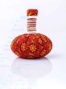 Red herbal compress photo