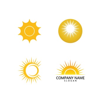 sun illustration logo vector