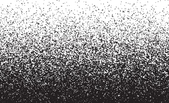 Grunge black lines and dots on a white background - Vector illustration