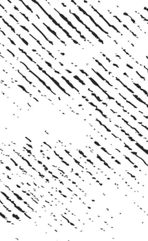 Grunge black lines and dots on a white background - Vector illustration