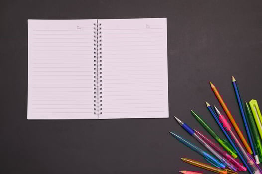Notebook and stationery photo