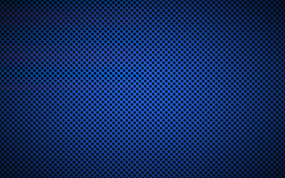 Perforated blue metallic background. Abstract stainless steel technology background vector illustration
