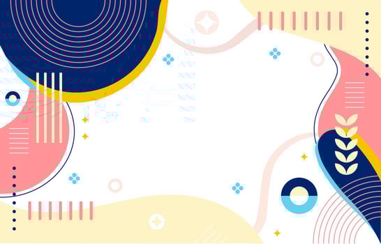 Colorful Oriental Inspired Abstract Background vector