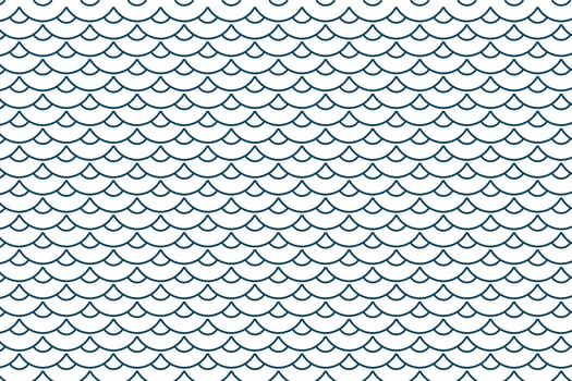 Japanese Fish Scales Pattern vector