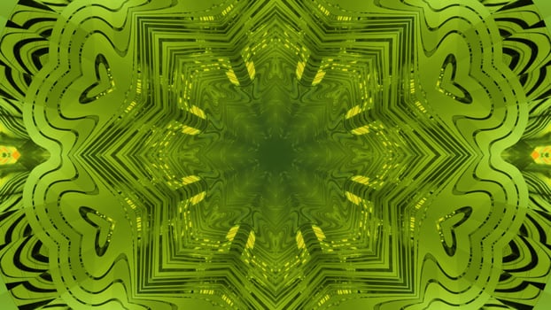 Abstract green ornamental background 3d illustration photo