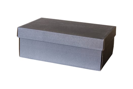 Shoebox isolated on s white background photo