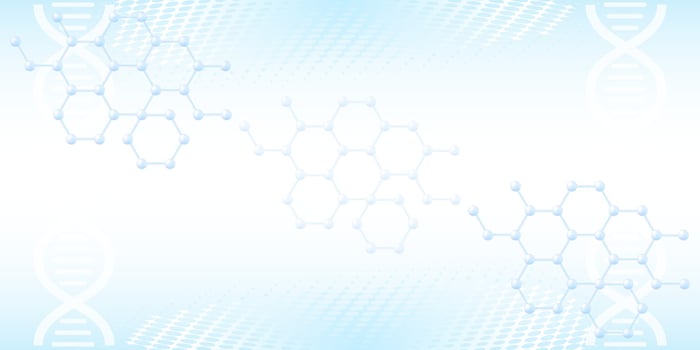Abstract background DNA science concept vector