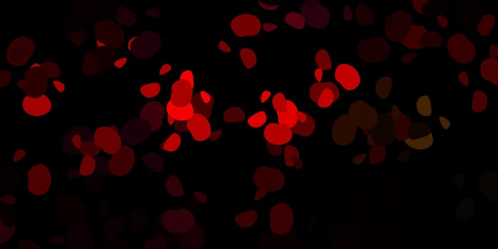 Dark multicolor vector texture with memphis shapes.