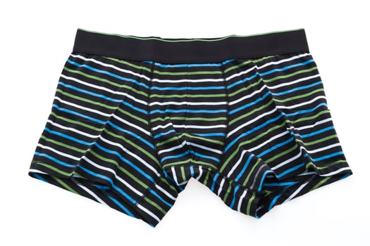 New men underwear on white background photo