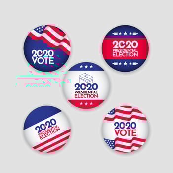 Presidential Election 2020 United States Vector Template Design Illustration