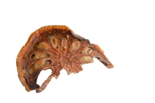 Bael fruit on a white background photo