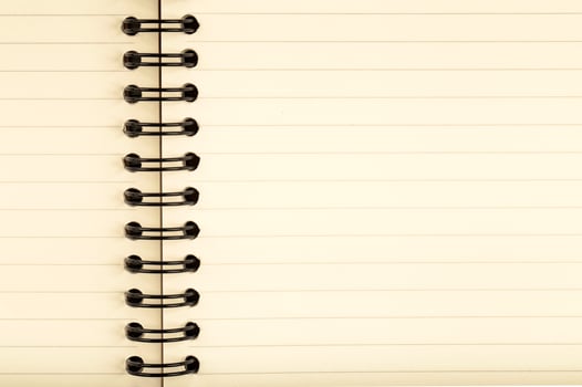 Close-up of a notebook photo