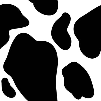 Cow Spots Seamless Pattern Background Animal Skin Texture Illustration vector
