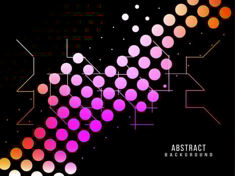Abstract geometric colorful pattern halftone dots modern design background vector