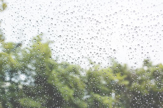 Raindrops on a glass photo