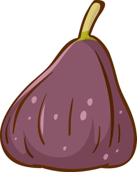 A rose apple cartoon style isolated vector