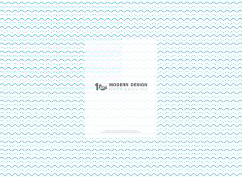 Abstract blue minimal wavy design background. illustration vector eps10