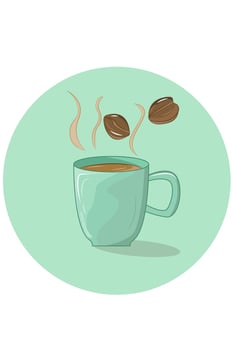 Coffee cup vector illustration