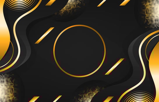 Black and Gold Background vector