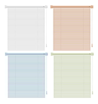 plastic window blinds vector
