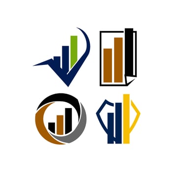 Accounting Tax Financial Business Logo Design Template Vector
